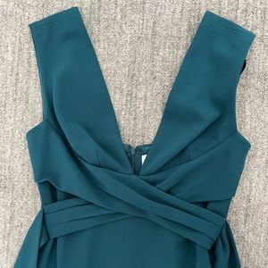 BHLDN Tie Back Dress in Teal, Size 4 US